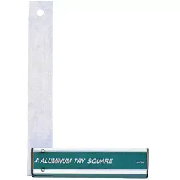 Shinwa Rules Aluminum Try Square Scoya with Stand, 10240517-24