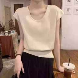 KPOP Women Scoop Neck Top-image-44