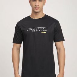 R&B Men Typography Printed Round Neck T-shirt-image-63