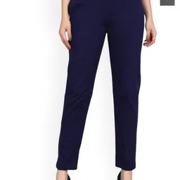 MIXFIT Women Pack Of 2 Slim Fit Cotton Regular Trousers-picture-23