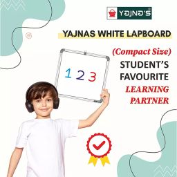 SHELFKING Non-Magnetic 30.48 x 30.48 cm (1x1 Feet) Double Sided Whiteboard and Chalkboard Both Side Writing Boards, One Side Whiteboard Marker and Back Side Chalkboard Surface image 5