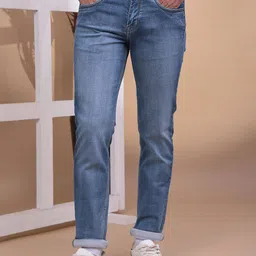 COBB Men Mid-Rise Slim Fit Light Fade Jeans-image-7