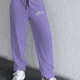 TABADTOD Women Striped Relaxed Loose Fit Easy Wash Trousers-image-17