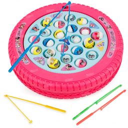Fiddlerz Musical Fishing Game Toy with Rotating Fish Catching Game 21 Fishes & 4 Fish Catching Poles Sticks for Kids-26
