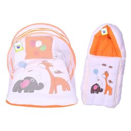 Babytoons Newborn Bedding Set Bed and Sleeping Bag Combo (0-6 Months) Orange-image-64