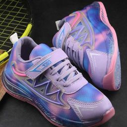 FEETWELL SHOES Ombre With Velcro Closure LED Shoes - Pink-image-95