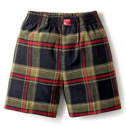 Noddy Checked Shorts - Navy Blue-image-83