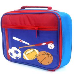 Little Surprise Box Sports theme Single Compartment Lunch Bag - Blue-picture-16