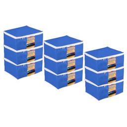 prettykrafts Blue Set of 6 Regular Drawer Organiser Organisers-42