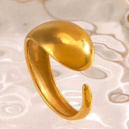 LULU & SKY Gold-Plated Adjustable Finger Ring-image-89