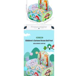 Magicwand X-X-Large Size Mesh Multi-Colored Cartoon Theme Pop-Up Activity Basket Ball-Pool 200 Balls image 5