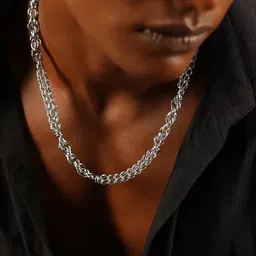 Roadster Men Silver-Plated Alloy Chain-11