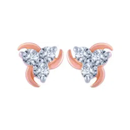 P.C. Chandra Jewellers 18 kt Gold & Diamond Earrings-picture-4