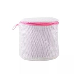 FreshDcart 16x16x18 cm Plastic Mesh Laundry Net Bag White, FDCA502-21