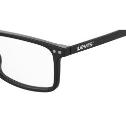 Levi's Black Rectangular Eye Frames for Men image 4