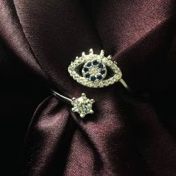 Arte Jewels 925 Sterling Silver Cz Stone Ring For Women & Girls-image-70