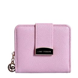 Lino Perros Core Pink Textured  Bi-Fold Wallet for Women-image-78