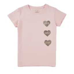 Gini & Jony Kids Pink Printed Top-image-64