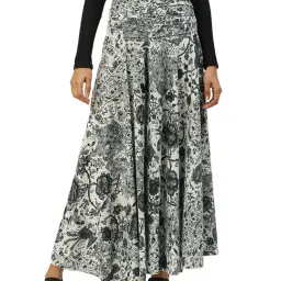 Trend Arrest Ecru Regular Fit Pleated Palazzos-picture-15