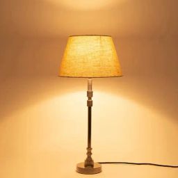 Home4U Hele Silver Aluminium Table Lamp-image-59