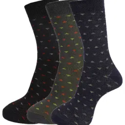 Dollar Multi Cotton Printed Socks - Pack of 3-23