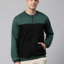 Dennis Lingo Multi Regular Fit Colour Block Sweatshirts-14