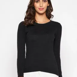 Crozo By Cantabil Black Sweaters-26