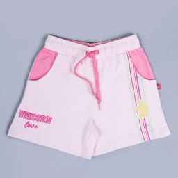 3PIN Girls Pink Cotton Regular Fit Printed Shorts-picture-43