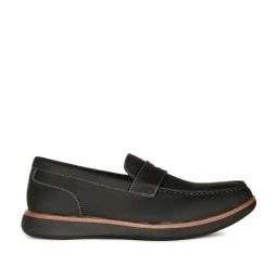 Bata Men's CALVIN MOC Black Loafers-image-8