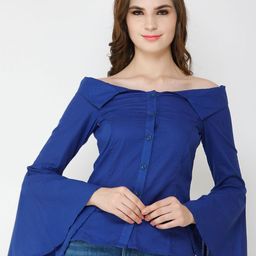 MINOS Shirt Collar Cotton Shirt Style Top-image-55
