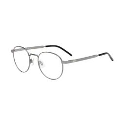 HUGO Silver Oval Eye Frames for Men-picture-22