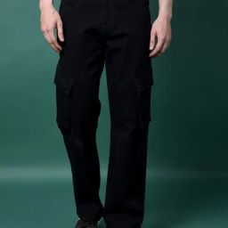 Crimsoune Club Black Loose Fit Jeans-image-50