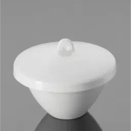 Glassco Silica Crucible with Lid Upto 1000 °C 518.303.06-12