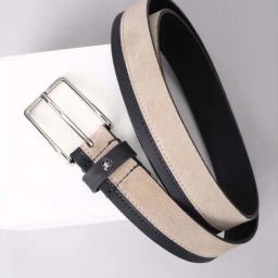Louis Philippe Beige Leather Casual Belt-picture-17