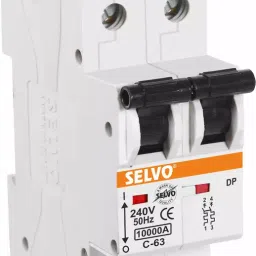 Selvo C-63A Double Pole MCB GSELDPC12024-14