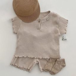 LULU & SKY Unisex Kids Top with Shorts-image-35
