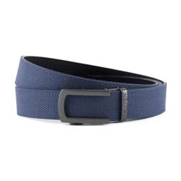 Halden Blue Woven Casual Belt With Classic Black Matt Buckle-image-73