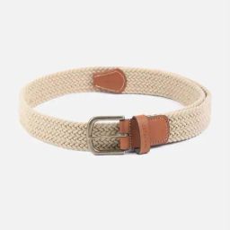 Van Heusen Beige Leather Casual Belt-image-40