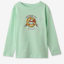 The Souled Store Kids Green Printed Full Sleeves T-Shirt-picture-31