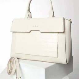 Van Heusen White Textured Free Size Handbag-image-62