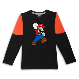 Friskers Boys Black Cotton Graphic T-Shirt-image-95