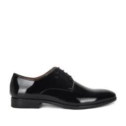 Arrow Men's Black Derby Shoes-image-86