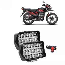 Cartronics 21 LED Fog Light With On/Off Switch for Hero Passion Pro TR Black(Set of 2 Pcs)-11