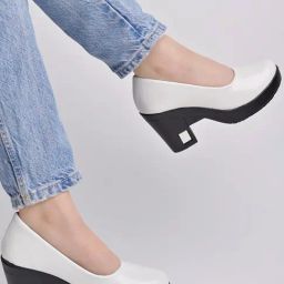 Shoetopia Women's White Casual Pumps-image-94