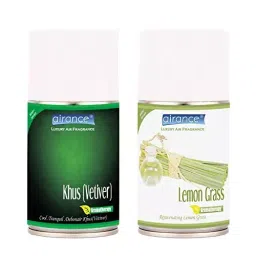 Airance 250 ml Each Litchi, Lemon Grass Fragrance Automatic Air Freshener Refill Perfume Spray (Pack of 2)-image-90