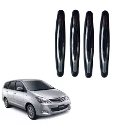 SPREADX Plastic Car Compact Black Colour Elegant Door Guard Protection Universal Type Suitable for Toyota Innova Type-3 (Set of 4 Pcs)-12