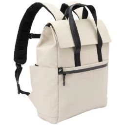 DECATHLON 15L Water-Repellent Backpack with Laptop Compartment - Lunar Beige-image-3