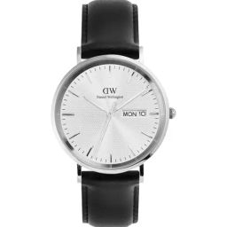 DANIEL WELLINGTON Classic Extension Silver Round Dial Analogue Men Watch - DW00100832K-17