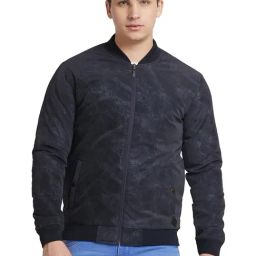 Park Avenue Blue Polyester Regular Fit Printed Jacket-image-33