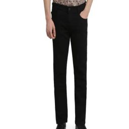 Parx Black Cotton Blended Slim Fit Jeans-picture-17